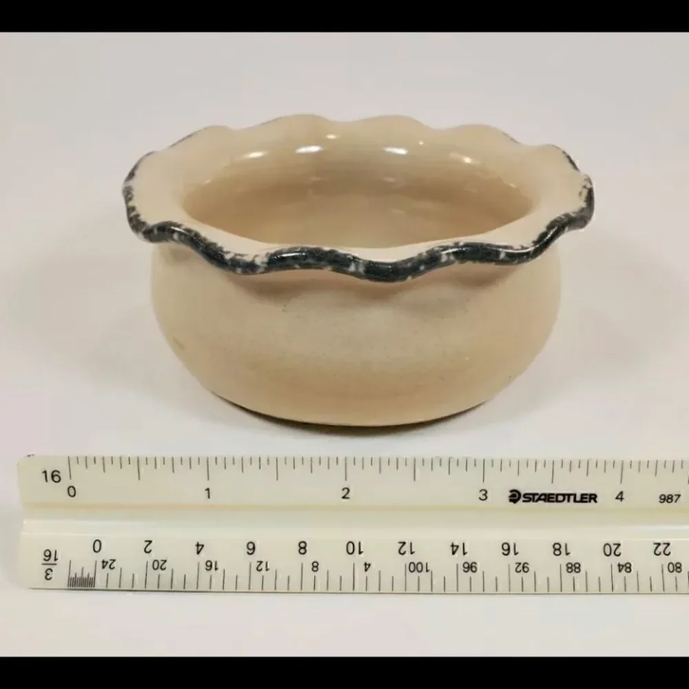 New Home & Garden Party Dip Bowl Hand Made in USA August 2001-NWOT